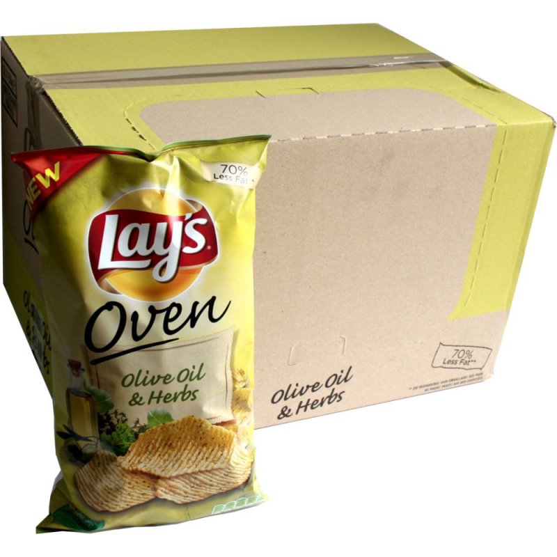 Lays Ofen Chips Oliven L Kr Uter X G Karton Oven Olive Oil