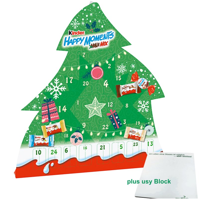 Kinder Happy Moments Mini Mix Adventskalender G