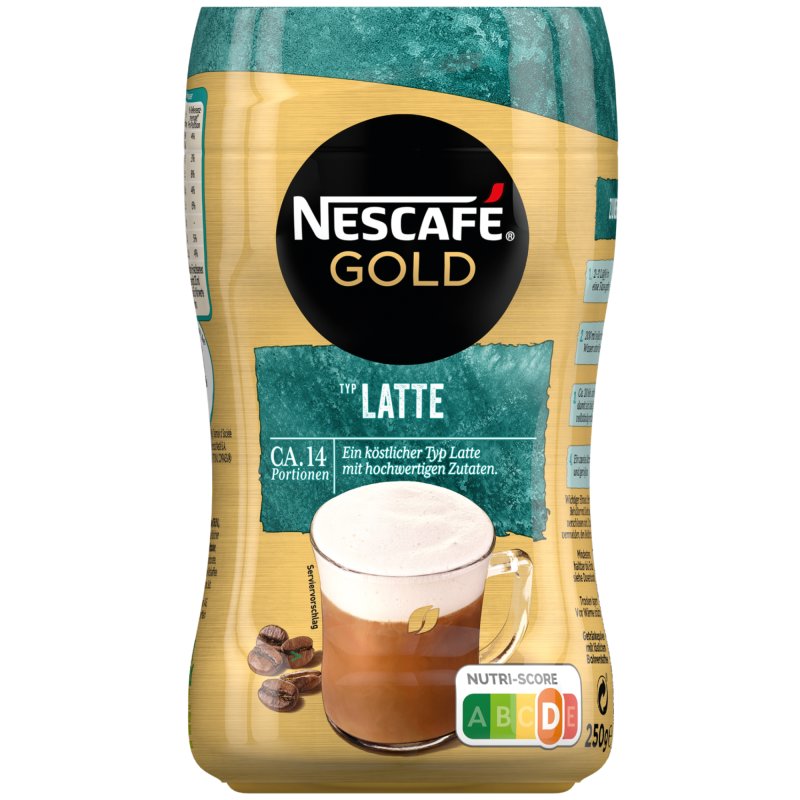 Nescafé Gold Instant Kaffee Typ Latte Macchiato 250g Dose