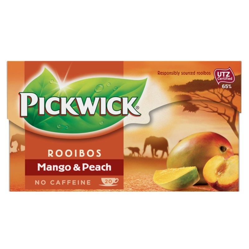 Pickwick Tea Rooibos Mango Peach No Caffeine X G