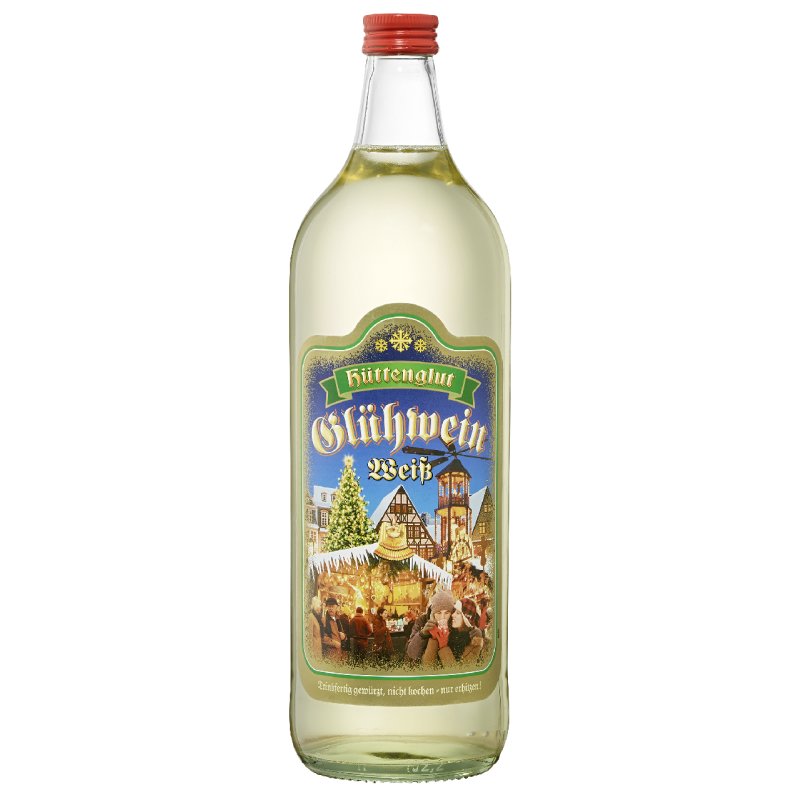 Hüttenglut Glühwein Weiß 1 00 l Flasche