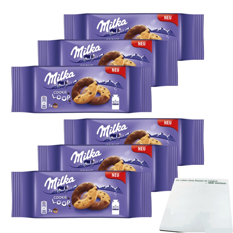 Milka Cookie Loop 6er Pack 6x154g Packung Usy Block