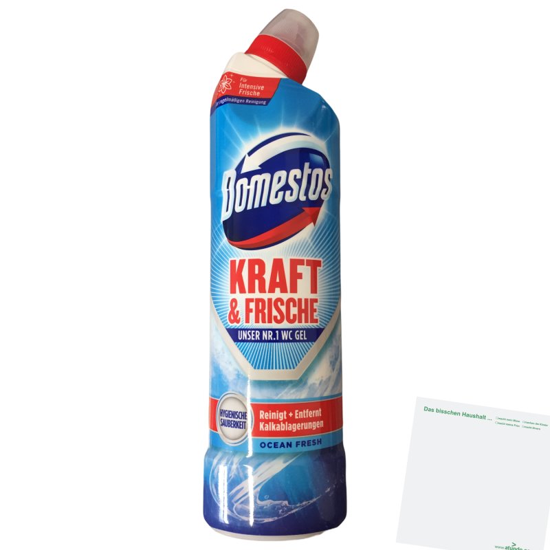 Domestos Kraft Frische WC Gel Ocean Fresh 1x750ml Flasche Usy Bl