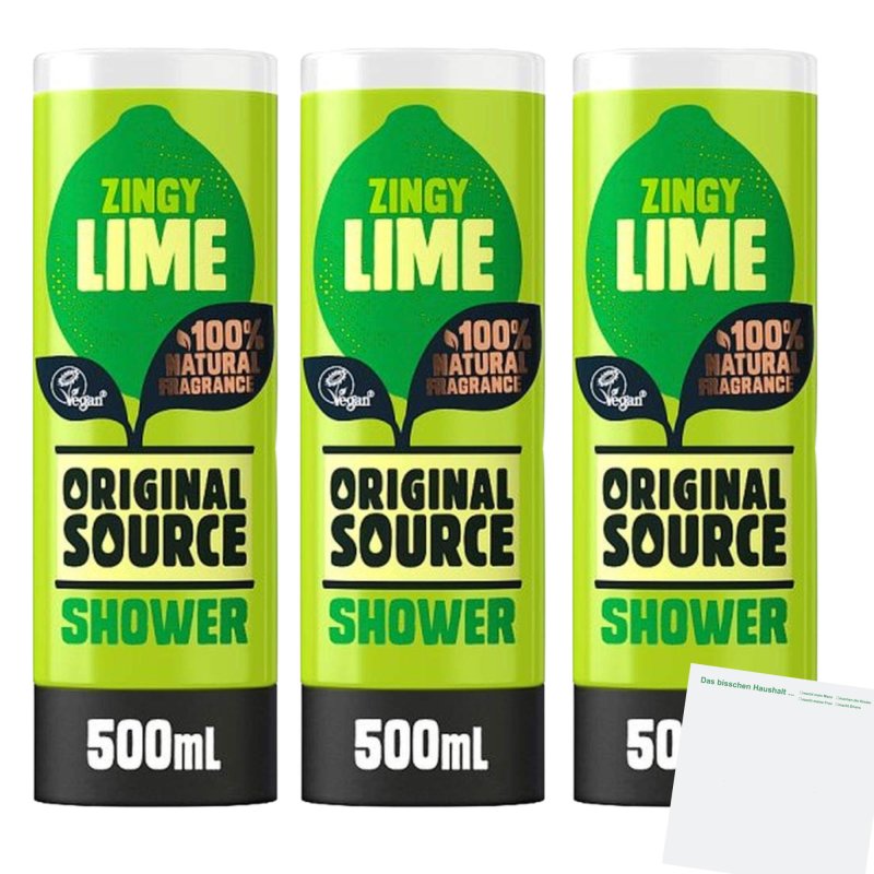 Original Source Lime Duschgel Er Pack X Ml Flasche Usy Block