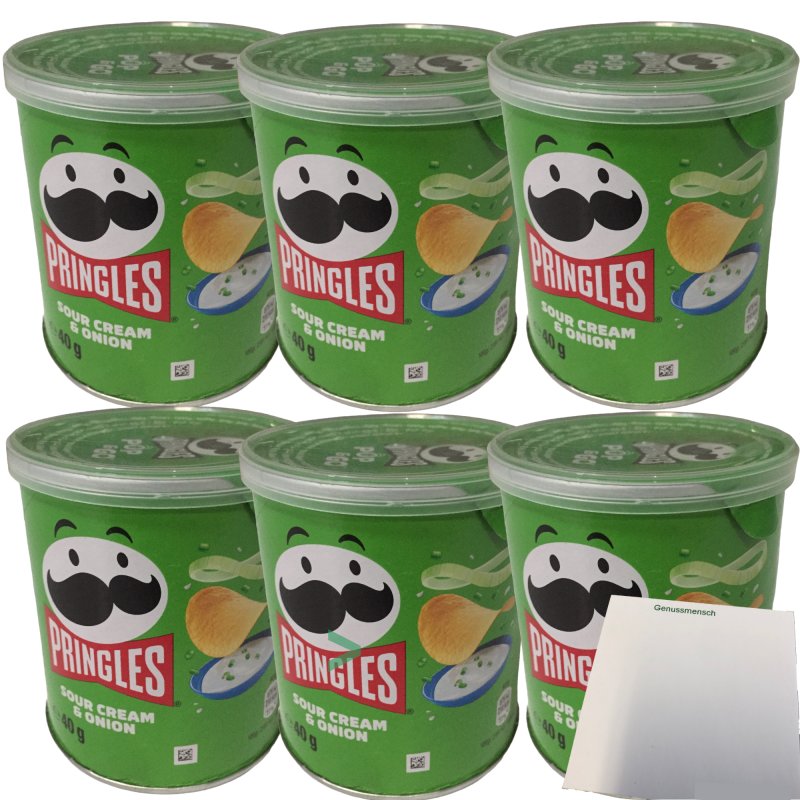 Pringles Sour Cream Onion Chips Stapelchips Er X G Packung U