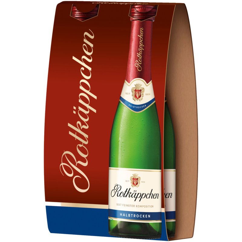 Rotk Ppchen Sekt Halbtrocken Vol Er Pack X L Flasche