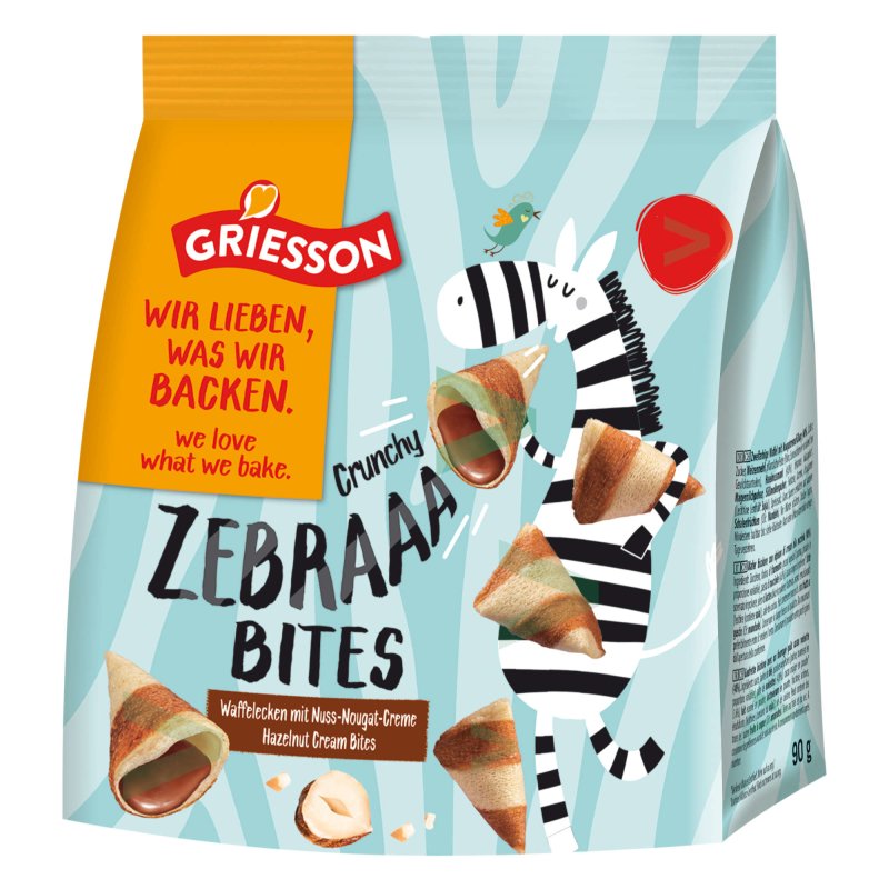 Griesson Zebraaa Bites Knusperleichte Waffelr Llchen G Beutel