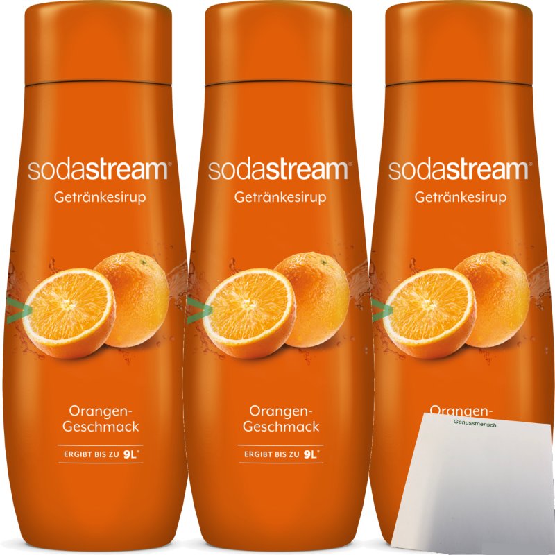 Sodastream Sirup Orangen Geschmack Er Pack X Ml Flasche Usy B