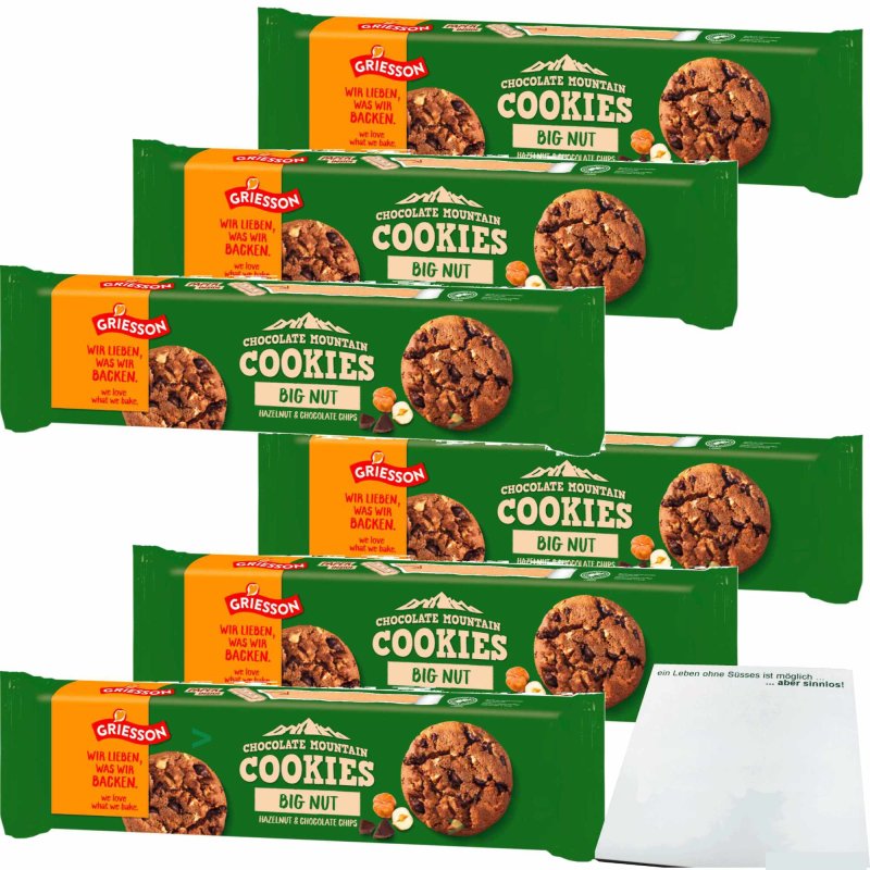 Griesson Chocolate Mountain Cookies Big Nut Er Pack X G Packung