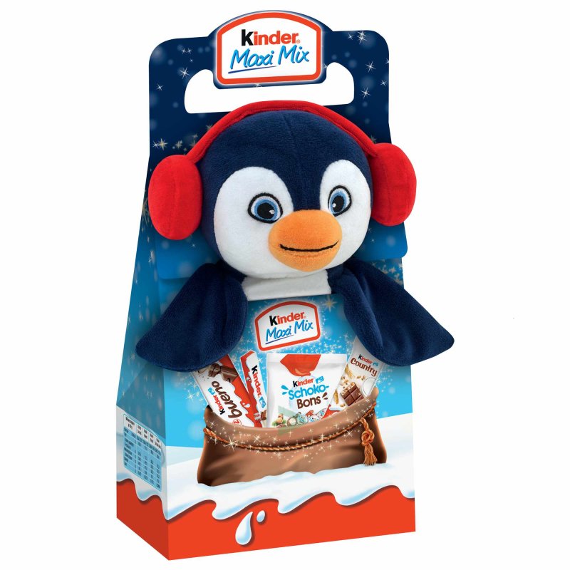 Ferrero Kinder Maxi Mix Pl Schtier Emian Seetaucher Pinguin G Pac