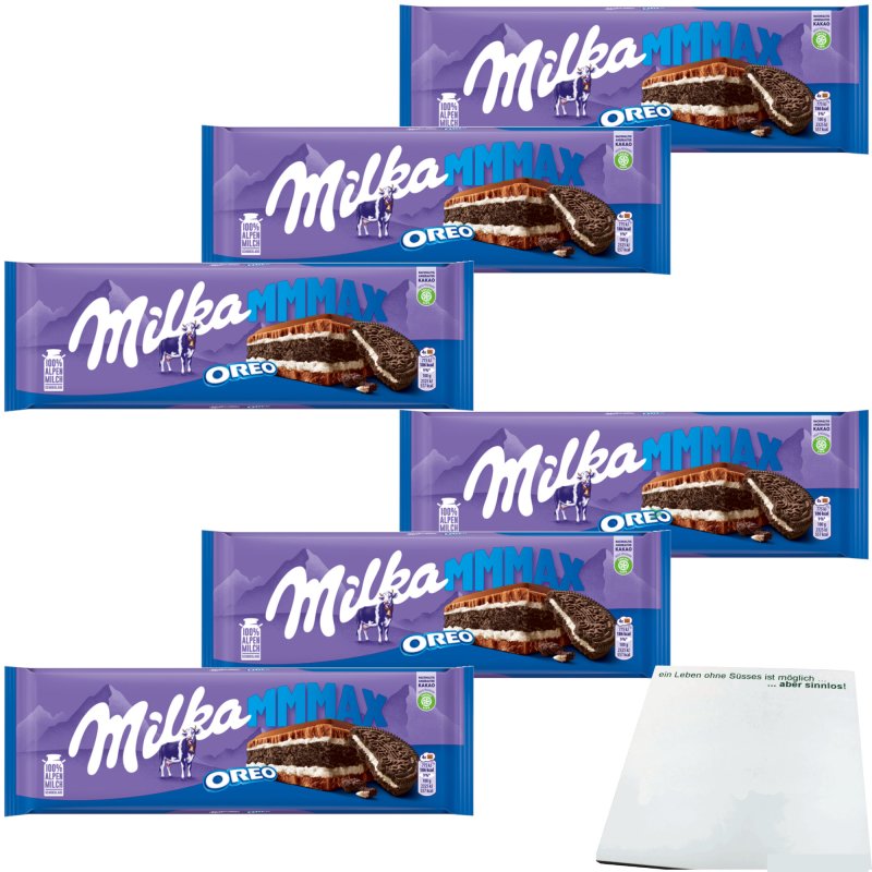 Milka Oreo Schokolade MMMAX 6er Pack 6x300g Großtafel usy Block