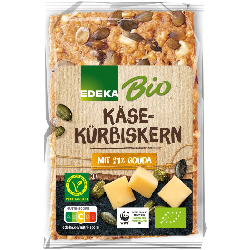 Edeka Bio Käse Kürbiskern Knäckebrot 200g Packung