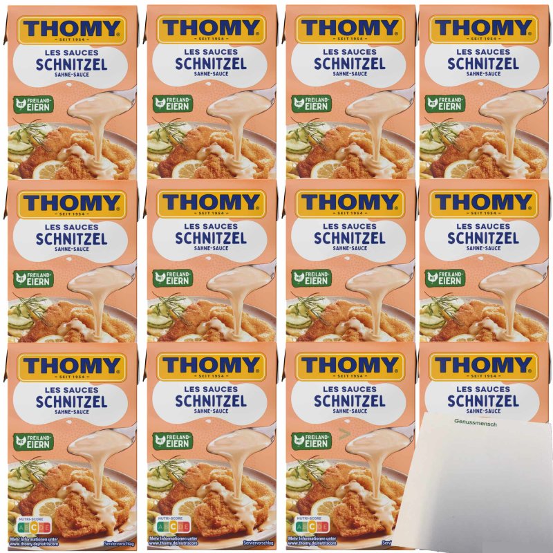 Thomy Les Schnitzel Sahne Sauce VPE 12x250ml Packung Usy Block