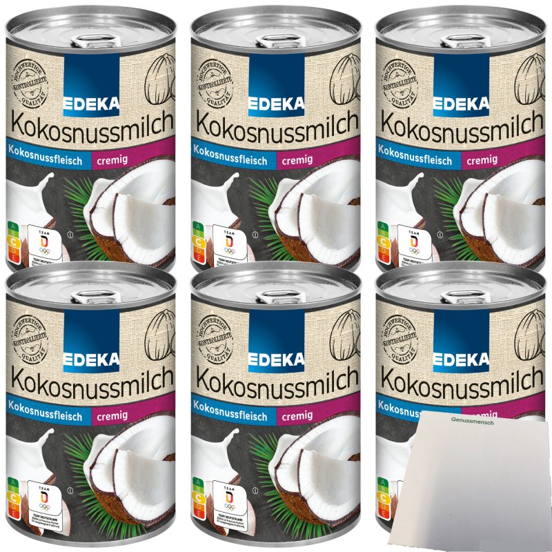 Edeka Kokosnussmilch Cremig Er Pack X Ml Dose Usy Block