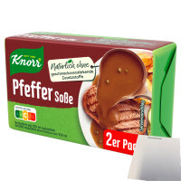 Knorr Pfeffer Sauce (2x250 ml Packung) + usy Block