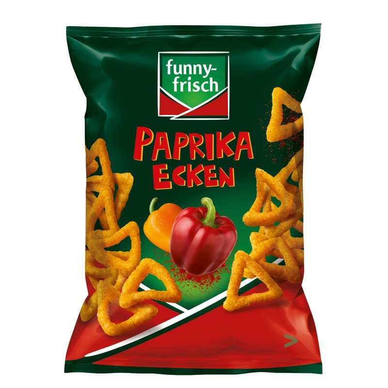 Funny Frisch Paprika Ecken Knabbergebäck pikant-würzige Knabberei (75