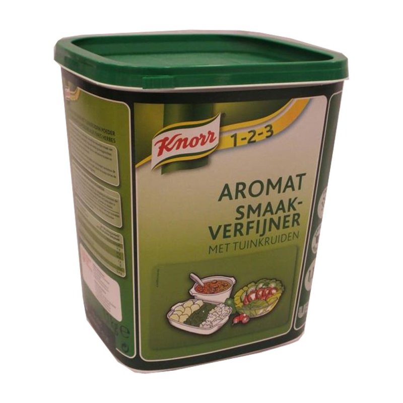 Knorr Aromat Smaak Verfijner Met Tuinkruiden 1100g Eimer Geschmack V