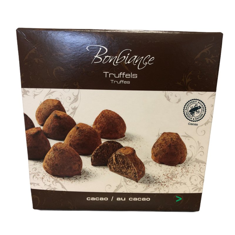 Bonbiance cacaotruffels 250g Packung (Kakao Trüffel)