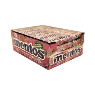 Mentos Strawberry Mix Kaudragees 40 x 37,5g (Erdbeer-Dragees)