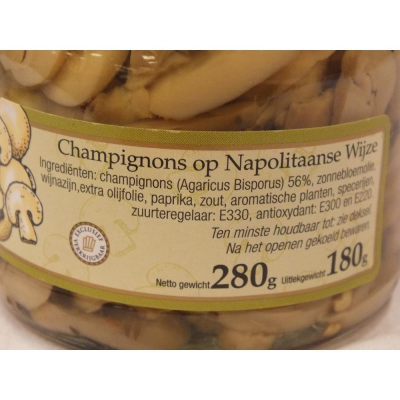 D�Amico le Specialitá Champignons op Napolitaanse Wijze 280g Glas (Ch