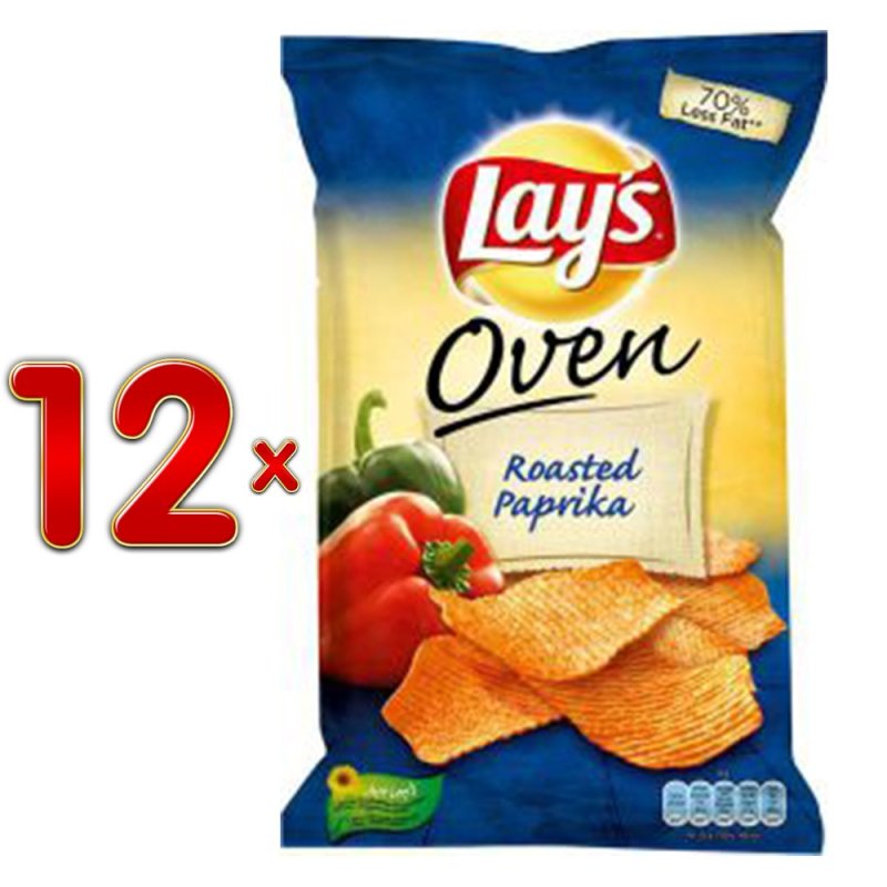 Lays Ofen Chips Roasted Paprika 12 X 150g Karton