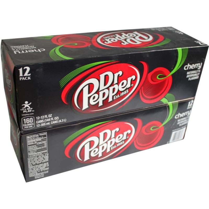 Dr Pepper Cola Cherry 24 X 0 355l Dose Us Import