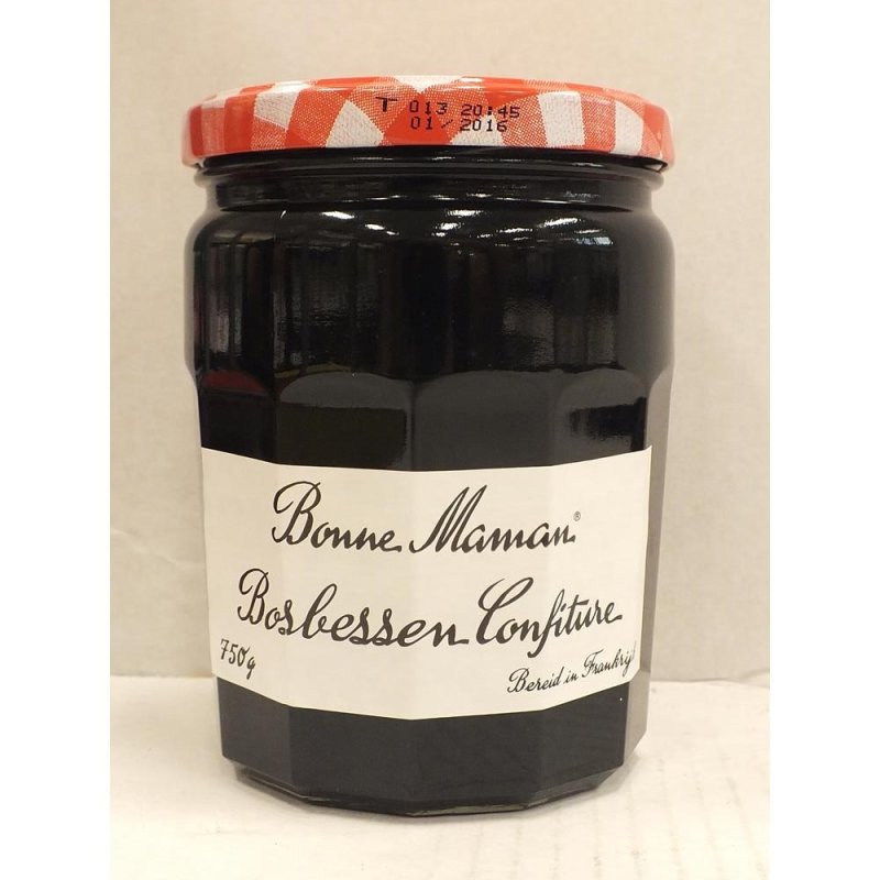 Bonne Maman Bosbessen Confiture 750g Glas (Blaubeer Konfitüre)