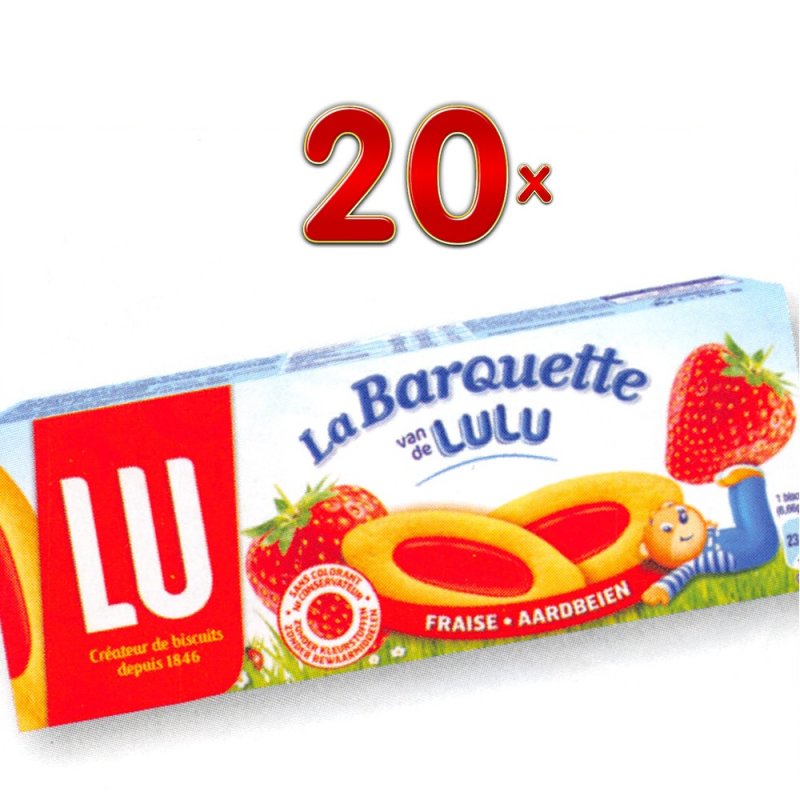 LU BARQUETTE FRAISE LU 120 GR - 317020 - The Gourmet Corner