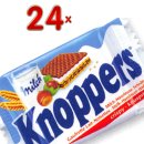 Knoppers Single 24 x 25g Packung (knusprige...
