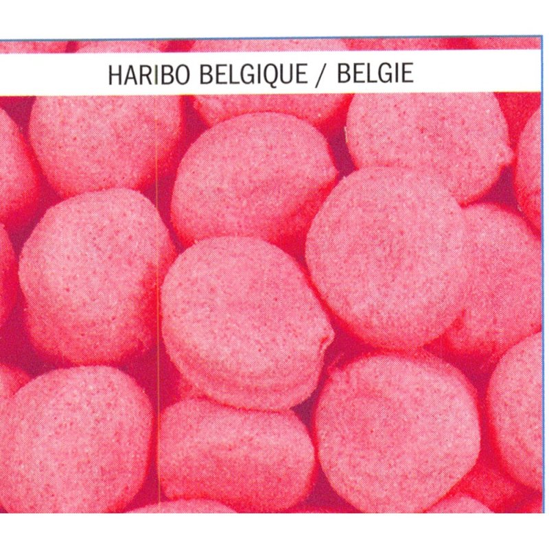 Haribo Chamallows Lards Boules Fraises 1 x 1 kg Packung (Schaumzucker