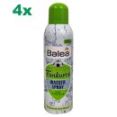 Balea Wasserspray Fankurve pure Erfrischung für Gesicht und Körper 4er Pack (4x150ml Sprayflasche)