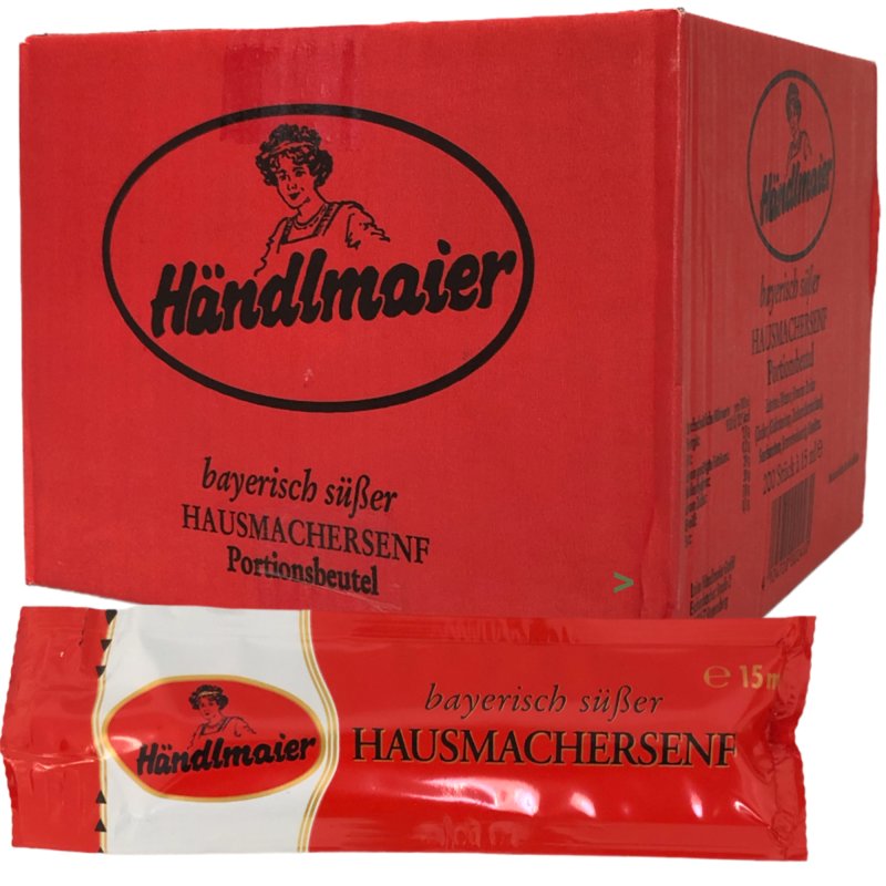 Händlmaier&amp;#39;s Hausmachersenf süß Süßer Senf (200x15 ml)