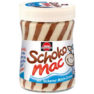 Schwartau Schoko Mac Schokocreme Brotaufstrich (400g Glas)