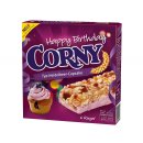Corny Happy Birthday Riegel "Typ Heidelbeer-Cupcake" (6 Riegel)