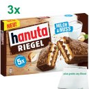 Ferrero hanuta Riegel Milch & Nuss im 3er Set...