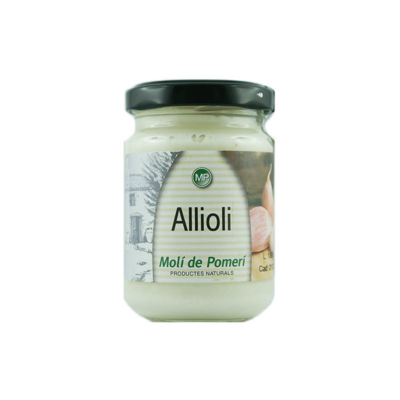 3x Molí de Pomerí Allioli mit Olivenöl Aioli Knoblauchmayonnaise 140