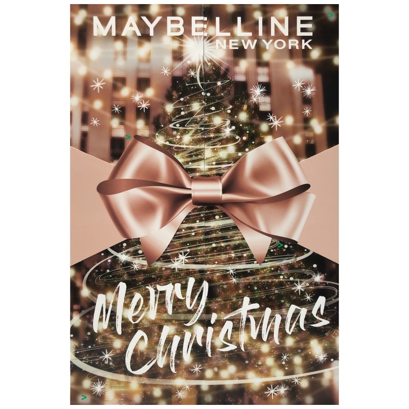 Maybelline Adventskalender 2020 Goldene Schleife