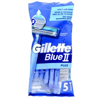 Gillette Blue II Plus Einwegrasierer 5 er