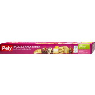 Pely Back & Snackpapier