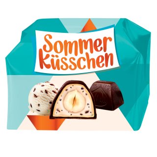 Ferrero Küsschen Stracciatella mit Verpackung Stock Photo