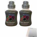 SodaStream Sirup Rote Beeren ohne Zucker 2er Pack (2x375ml Flasche) + usy Block