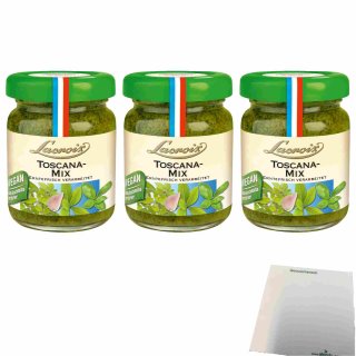 Lacroix Toscana Mix Erntefrisch verarbeitet 3er Pack (3x50g Glas) + usy Block