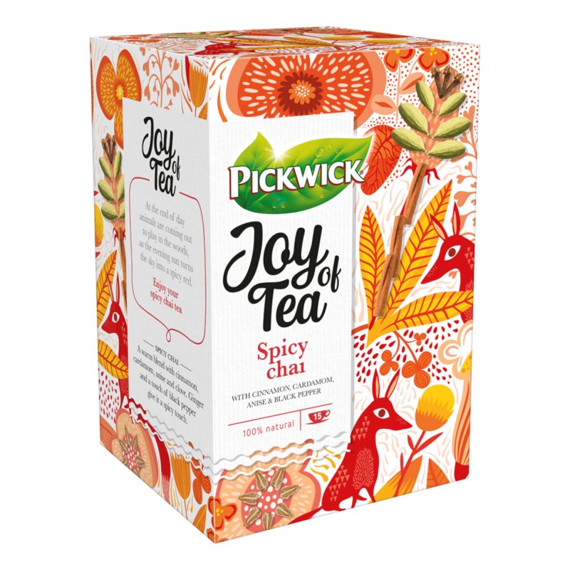 Pickwick Joy of Tea Spicy Chai (15x1,75g Teebeutel)
