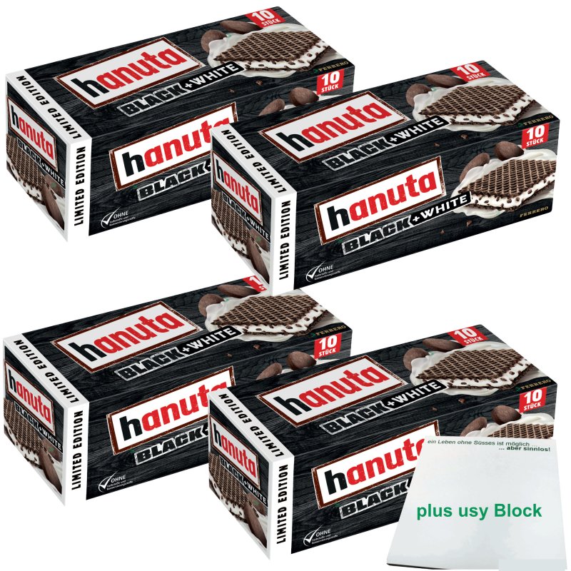 hanuta Black & White Limited (220g Edition Packung)