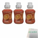 SodaStream Sirup Orangen-Geschmack 3er Pack (3x 500ml Flasche) + usy Block