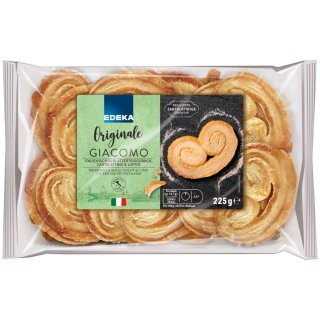 Edeka originale Giacomo Blätterteiggebäck VPE (9x225g Packung)