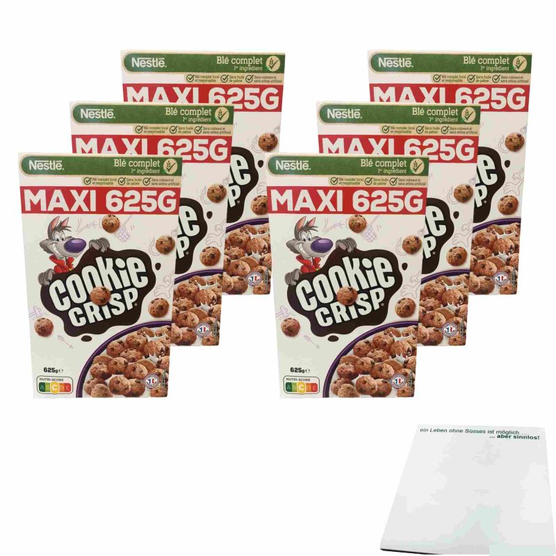 Nestlé Cookie Crisp Fr Maxi 6er Pack 6x625g Packung Usy Block