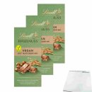 Lindt Haselnuss Vegan mit Haferdrink 3er Pack (3x100g Tafel) + usy Block