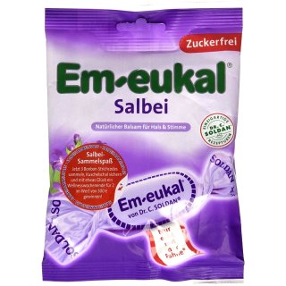 Em-Eukal Salbeibonbon Zuckerfei 5er Pack (5x75g)