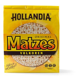 Matzes rond volkoren Zak 200 gram